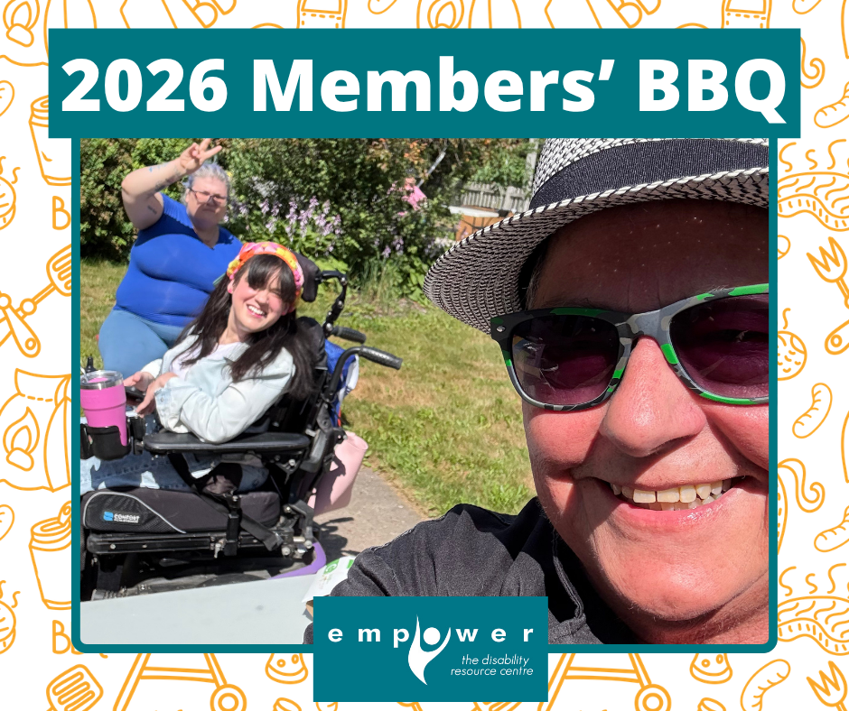 Members of EmpowerNL smile and wave at the 2026 BBQ. Title reads 2026 Members' BBQ. The EmpowerNL logo is centered at the bottom.